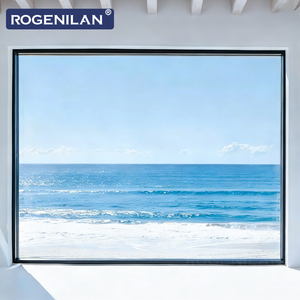 Fenêtres fixes en aluminium insonorisées minimalistes RICHOCEAN, vitrage double trempé, fenêtre panoramique du sol au <span class=keywords><strong>plafond</strong></span> - Product Image 1