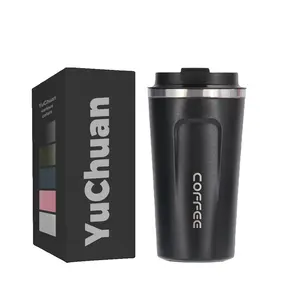 LOGO OEM Tumbler Kopi botol termal ditingkatkan cangkir kopi Travel fungsional