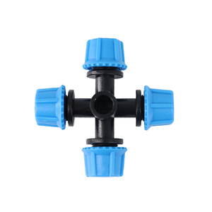 Microaspersor de Plástico en Forma de Cruz, Boquilla de Riego de 4 Vías para Jardín, Invernadero, Refrigeración y Eliminación de Polvo - Product Image 3