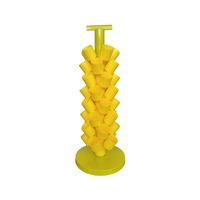 Présentoir vertical en plastique pour sucettes et bonbons, avec support pour bulles/mousse à insérer dans l'eau, pour supermarché et comptoir