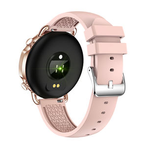 นาฬิกาอัจฉริยะกันน้ำ หน้าปัดทรงกลม ระบบสัมผัสเต็มรูปแบบ พร้อมฟังก์ชันติดตามสุขภาพและการนอนหลับ สำหรับผู้หญิง สายรัดข้อมืออัจฉริยะเพื่อการออกกำลังกาย - Product Image 3