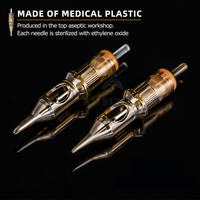 Jarum Tato Magnum Lengkung Ambition Medium Taper 0.35mm 5M1 7M1 9M1 11M1 13M1 15M1 17M1 23M1 Cartridge 5RM 7RM 9RM 23RM 25RM