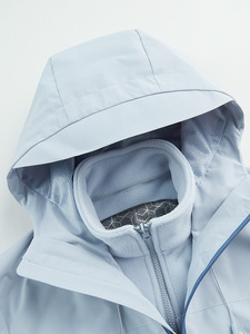 Autumn Winter Casual Waterproof Jacket for Men Women Detachable Rushtop Mountaineering <strong>Suit</strong> Outdoor Travel Fishing Hooded Woven - Product Image 2