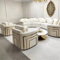 Canapé modulaire en tissu texturé de luxe personnalisable, design modulaire, revêtement durable et neutre, soutien confortable, canapé-lit pour hôtel