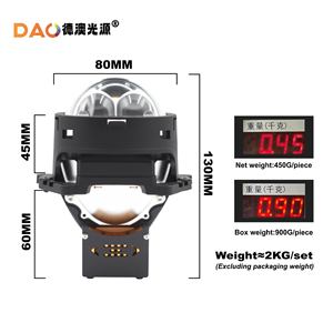 Dao Light Source <b>Led</b> <b>Headlight</b> D1S 65W 30000Lm 6000K 12V For Retrofit Upgrade Universal Fit - Product Image 1
