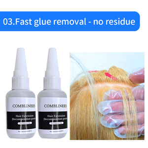 Crème Décolleuse d'Adhésif pour Extensions de Cheveux Comblinees 25g Non Toxique Sûre Rapide et Facile à Utiliser pour Salon et Usage Domestique - Product Image 6