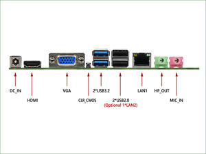 Fabricant direct avec processeur Intel 6e/7e génération <span class=keywords><strong>SkyLake</strong></span>/<span class=keywords><strong>Kaby</strong></span> <span class=keywords><strong>Lake</strong></span> Core I3/i5/i7 VGA DDR4 M.2 X86 Mini-ITX industriel Carte mère - Product Image 5