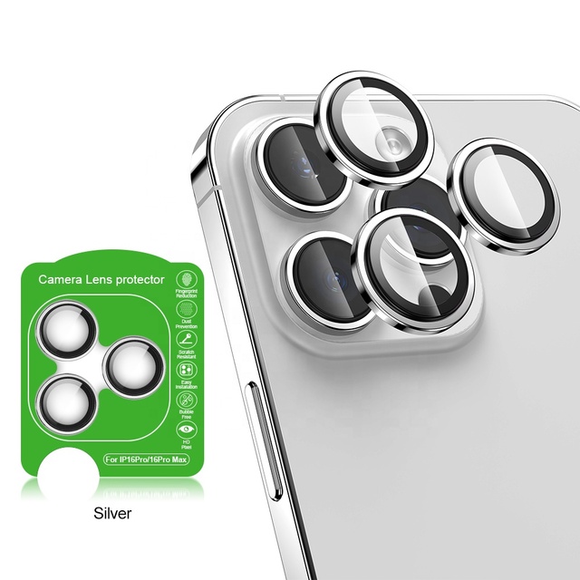 YCYMO AR AF Original Easy Install Camera Quality Glass protection for iPhone 16 Pro and 16 Pro Max Lens
