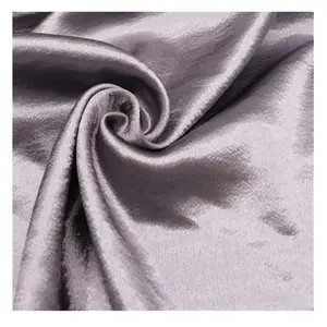 Hot sale high quality imitated twist shine poly satin material fabric for coat