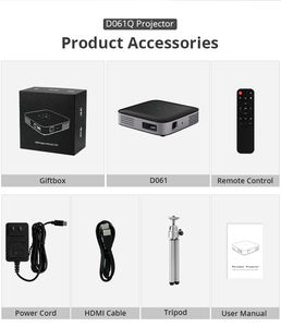 Projecteur Android 11 4K à courte focale et design <span class=keywords><strong>portable</strong></span> |   Cinéma maison |   Grand écran <span class=keywords><strong>de</strong></span> 100 pouces |   Expérience <span class=keywords><strong>de</strong></span> visionnement immersive - Product Image 6