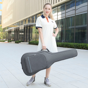 Housse de transport pour guitare <span class=keywords><strong>acoustique</strong></span> <span class=keywords><strong>Fender</strong></span>, en nylon rembourré, avec fermeture éclair, poignée confortable en deux parties, bretelles ergonomiques pour sac à dos - Product Image 6