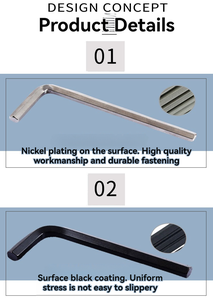 Set di chiavi esagonali a T ad alto coppia per impieghi industriali, con attacco a gomito, per tubi, a dado, regolabili, per filtro olio, metriche - Product Image 6