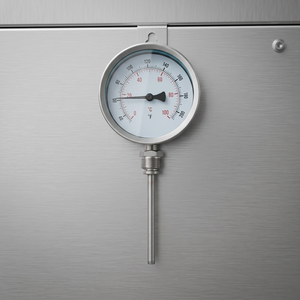 Termómetro Industrial de Acero Inoxidable Resistente a Impactos, Diferentes Tipos de Termómetros Bimetálicos Industriales de 0-100 Grados Celsius - Product Image 6