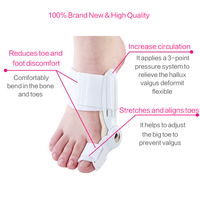 1 pièce/2 pièces, attelle pour hallux valgus, redresseur de gros orteil, correcteur, soulagement de la douleur au pied, soin des pieds, protecteur, outils de soin des pieds