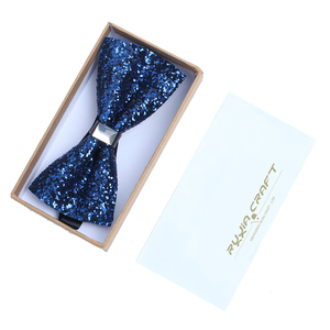 定制彩色水晶水钻领结套装，带礼品盒独特的时尚配件 - Product Image 4