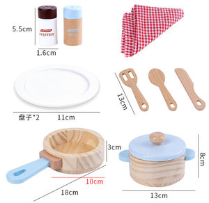 Ensemble de jouets de cuisine en bois éducatifs et sûrs pour enfants, avec capot, encourageant le jeu de rôle, pour les âges de 2 à 14 ans, rose - Product Image 4