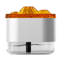 Mini humidificateur d'air USB Volcano Home, diffuseur d'arômes ultrasonique de bureau, veilleuse, brumisateur à flamme, prise secteur, aromathérapie en extérieur