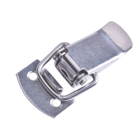 Prix d'usine personnalisé, loquet à bascule, cadenas, loquet à bascule en acier doux argenté pour meubles