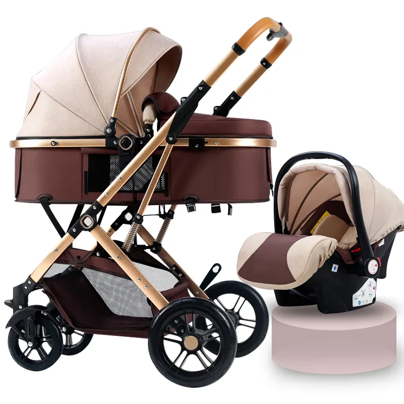 High Quality New Design 3 In 1 Twin Baby Stroller Year Old