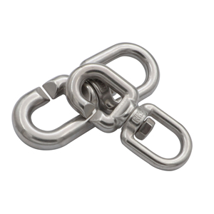 <span class=keywords><strong>Anneau</strong></span> pivotant à connexion rapide en forme de 8 pour chaîne marine en acier inoxydable 316, fabriqué en usine - Product Image 2