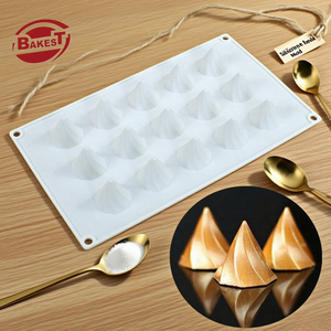 แม่พิมพ์อบขนมซิลิโคนทำจากช็อคโกแลต<span class=keywords><strong>รูป</strong></span>ภูเขาขนาดเล็กแบบ DIY 3D เค้กมูสเค้กฝรั่งเศสทรงเพชร<span class=keywords><strong>ทรง</strong></span><span class=keywords><strong>สามเหลี่ยม</strong></span>สำหรับใช้ในอาหาร - Product Image 3