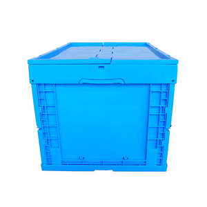 66L Collapsible <b>Plastic</b> <b>Crate</b> Virgin Material Foldable <b>Storage</b> Box Heavy Duty Reusable Stackable - Product Image 6