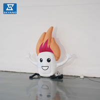 Modèle de mascotte gonflable personnalisé en forme de personnage de dessin animé pour la publicité et la décoration d'événements extérieurs