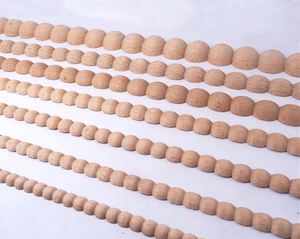 Decorazione decorativa in legno di perline per metà perline di legno <span class=keywords><strong>modanatura</strong></span> di perline non finito perline di legno di stampaggio per la casa armadio a <span class=keywords><strong>parete</strong></span> porta scaffale - Product Image 4