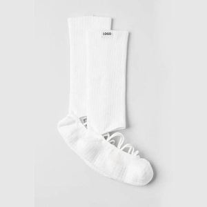 Calcetines de Yoga de Alta Calidad con Logotipo Personalizado, Gruesos, Cálidos, Largos, Coloridos, Antideslizantes, para Pilates y Gimnasio, para Mujer - Product Image 4