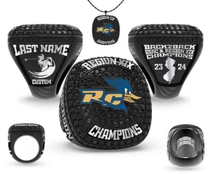 แหวนแชมป์เปี้ยนชิพโลหะผสมสังกะสีชุบทองคำขาว/แพลตตินั่มคุณภาพสูง ประดับคริสตัลไรน์สโตน สำหรับกีฬาเบสบอล  ปรับแต่งได้ตามความต้องการ - Product Image 3