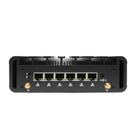 EGLOBAL Router Firewall PfSense de 12.ª Generación J6412, 6LAN I226V, LAN de 2.5G, Mini PC Industrial Barebone DDR4, Nuevo, Compatible con VPN de 4-6 Sesiones