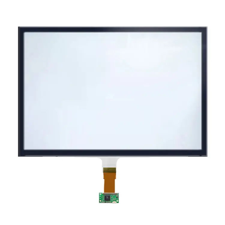 ETM-24 بوصة 10 نقاط التفاعلية شفافة بالسعة اللمس شاشة احباط فيلم USB مع كشك الرقمية لافتات