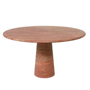 <span class=keywords><strong>Tavolo</strong></span> <span class=keywords><strong>da</strong></span> Pranzo in Travertino <span class=keywords><strong>Rosso</strong></span> Naturale, Design Moderno Personalizzato, <span class=keywords><strong>Tavolo</strong></span> in Marmo Vintage per <span class=keywords><strong>Cucina</strong></span> - Product Image 1