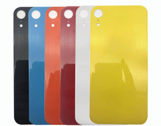 OEM оптовая продажа, высокое качество, большое отверстие, Задняя стеклянная крышка для iphone Xr, задняя крышка корпуса, батарея