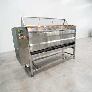 Gelgoog Potato Scrubber Machine <b>Vegetable</b> Cassava Carrot <b>Brush</b> Wash Clean Machine Ginger Carrot Cleaning Machine - Product Image 1