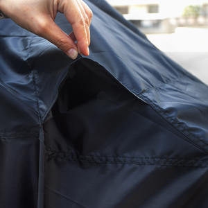 Всесезонный чехол для мотоцикла из полиэстера с индивидуальным логотипом, устойчивый к УФ-излучению, прочный, водонепроницаемый, с ветрозащитной эластичной тесьмой - Product Image 2