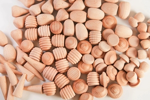 Đồ thủ công bằng gỗ Beech, đồ trang trí nhà bằng gỗ, phụ kiện trang trí chưa sơn, búp bê gỗ tự làm để trẻ em tô màu - Product Image 4