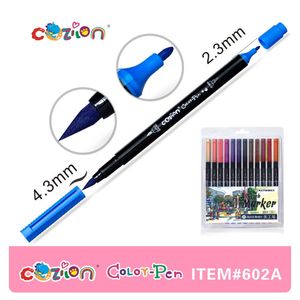 Stylo de couleur d'eau à double pointe, livraison gratuite, 602A # - Product Image 2