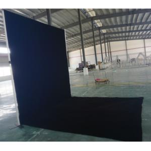 Heavy Duty Aluminum <b>Pipe</b> and Drape Backdrop <b>Stand</b> with Silver Curtains for Wedding Decoration - Product Image 3