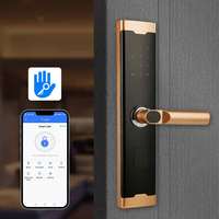 Cerradura Inteligente para Puerta de Madera con Contraseña y Videos Reales, Cerradura Inteligente TT Lock para Hogar, Hotel, Apartamentos y Oficina