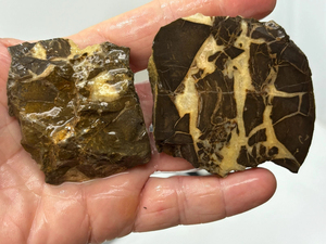 Wholesale Natural Septarian concretion end Slabs aka Dragon Stone <b>Crystal</b> Mineral Specimen Slab For Home Decoration - Product Image 4