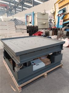 Plateforme vibrante pour la fabrication de carreaux de construction industrielle, table vibrante pour moules à béton, moteur 220V/380V, alimentation externe - Product Image 5