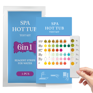 <span class=keywords><strong>Kit</strong></span> de bandelettes de test <span class=keywords><strong>pour</strong></span> <span class=keywords><strong>piscine</strong></span> extérieure, <span class=keywords><strong>pour</strong></span> tester la qualité de l'eau, pratique et efficace - Product Image 4