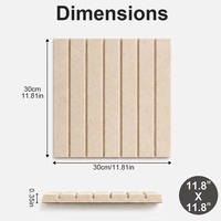 Pannello Pubblicitario Rettangolare in Feltro Puro con Texture a Linee Verticali, Stile Nordico, per Camerette Bambini, Personalizzabile nei Colori, per Esposizione a Parete - Vendita all'Ingrosso