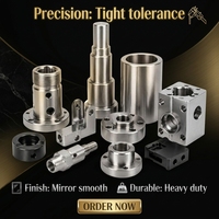 Pièces mécaniques usinées CNC de haute précision sur mesure en acier inoxydable et aluminium