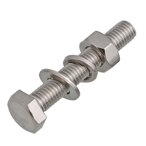 Tornillos y Tuercas Métricos de Acero Inoxidable A325, DIN 933, Grado UNC, Tornillo Hexagonal - Product Image 2