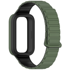 Correa de reloj de silicona magnética superventas para <span class=keywords><strong>Xiaomi</strong></span> para Redmi <span class=keywords><strong>Band</strong></span> 3 Correa deportiva de dos colores accesorios de pulseras de repuesto - Product Image 3