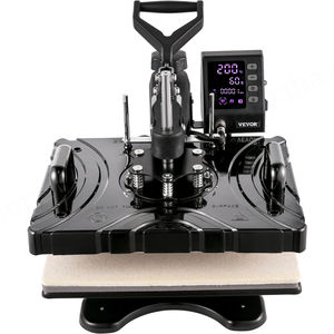 Máquina de sublimación negra 12x15 para posavasos Máquina de prensa de calor 8 en 1 - Product Image 4