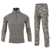 Vente en gros d'uniformes de camouflage tactique, chemises et pantalons de combat en plein air, vêtements bleu marine noir, uniforme tactique