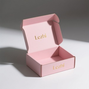 Boîtes à chaussures en carton ondulé noir de grande taille, design fantaisie personnalisé, luxe, meilleur prix, emballage d'expédition - Product Image 3